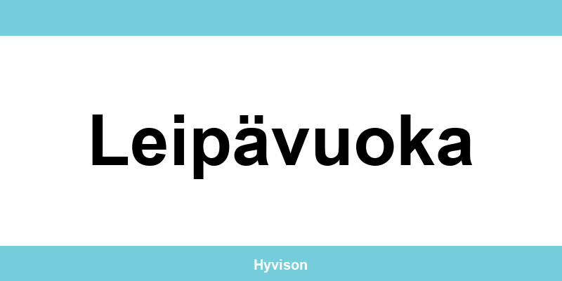 Clas Ohlson Leipävuoka ja aukioloajat