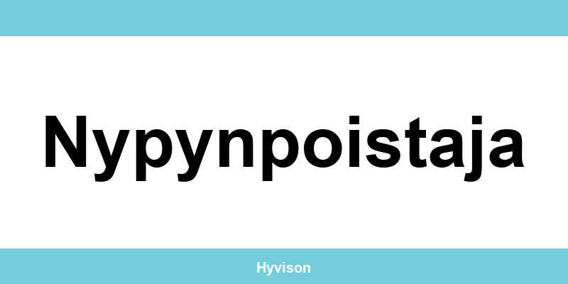 Clas Ohlson Nypynpoistaja ja aukioloajat